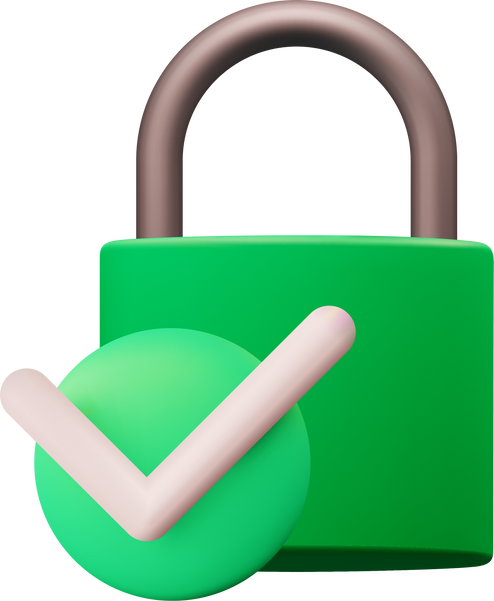 Security padlock icon